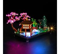 BRIKSMAX - Set di luci a LED per giardino tranquillo Lego (versione aggiornata) - Compatibile con mattoncini Lego Icons 10315
