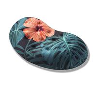 BRILA Cuscino ergonomico per poggiapolsi per mouse, in memory foam, per computer, laptop, lavoro in ufficio, giochi su PC, design con fori per massaggi, sollievo dal dolore al polso (poggiapolsi con