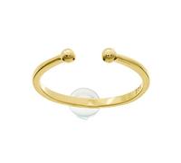 Brilio Silver Anello Minimalist Open Ring Gold Plated RI104Y - Circuit: 60 mm sBS3793-5862 Marca, Estándar, Metallo Non prezioso, Nessuna Pietra preziosa