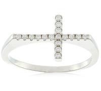 Brilio Silver Anello Shiny Women's Ring with Clear Zircons RI017W - Circuito: 58 mm sBS1235-58 Marca, Estándar, Metallo Non prezioso, Nessuna Pietra preziosa