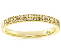 Brilio Silver Anello Sparkling Gold-Plated Ring with Clear Zircons RI059Y - Circuit: 58 mm sBS2354-58 Marca