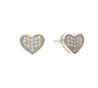 Brilio Silver Orecchini Sparkling Heart Earrings Made of Silver EA900W sBS3667 Marca, Estándar, Metallo Non prezioso, Nessuna Pietra preziosa