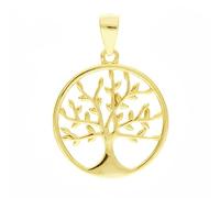 Brilio Silver Ornamento Popolare Gilded Pendant Tree of Life PT57Y sBS1804 Marca, Estándar, Metallo Non prezioso, Nessuna Pietra preziosa