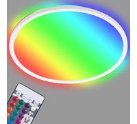 Briloner Pannello LED Slim effetto RGBW Ø29,3cm bianco Briloner