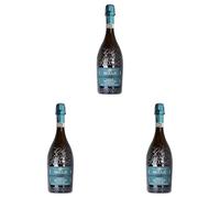 Brilla! Asolo Prosecco Superiore DOCG - Spumante Brut Italiano - Bottiglia 750 ml - 11% Vol - Fresco, Fruttato e Brillante (Confezione da 3)
