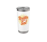Brilla Como El Sol Milargo Musicale Bicchiere termico in acciaio inox doppia parete