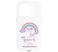 Brilla con esa luz que solo la gracia de Dios es capaz Custodia per iPhone 15 Pro