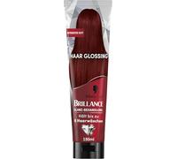 Brillance Glossing per capelli, rosso intenso (150 ml), nutre e intensifica il colore dei capelli, può essere applicato come una maschera per capelli, può contenere fino a 6 lavaggi crema