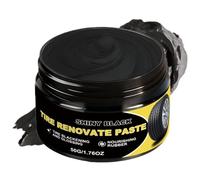 Brillantante Gomme | 50g Detergente Restauratore Dettagliante Di Lunga Durata - Lucentezza Ruote e Pneumatici per Auto - Per Veicoli Auto, SUV, Camper, Berlina e Moto, Blocco UV, Protezione e Lucidatu