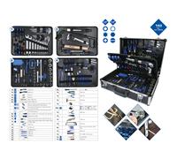 Brillante By Ks Utensili 1/4 " + 1/2 " Universal-Werkzeug-Satz, 143-tlg