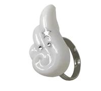Brillante Cubico Zirconia Ali Aperte Anelli Per Le Donne Uomini Regolabile Punk Gotico Dita Anelli Alla Moda Accessori Gioielli Regolabile