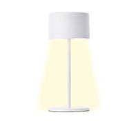 Brilliant Lampada da tavolo a LED di colore bianco, dimmerabile e con batteria mobile, con dimmer touch a tre livelli, luce bianca calda, design elegante, a risparmio energetico e flessibile