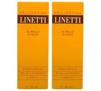 Brillantina al Mallo di Noce, Profumata alla Lavanda, Rende i Capelli Lucidi, Morbidi e Docili al Pettine, 50ml (2 Unità)