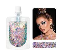 Brillantini E Glitter Per Il Corpo | Gel di Paillettes per Trucco e per Makeup,Glitter per il Viso e per il Corpo - per Festività, Carnevale, Trucco, Concerti di Musica dal , Ballo di Fine Anno, Feste