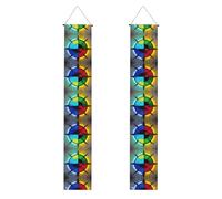 Brillare in tutte le direzioni Banner decorativi per portico stampati perfetti per decorazioni per la casa o la festa di laurea