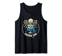 Brillare su Hanukkah Menorah Star Design Canotta