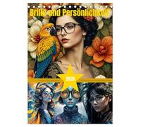 Brille und Persönlichkeit (Tischkalender 2026 DIN A5 hoch), CALVENDO Monatskalender: Frauen, die inspirieren