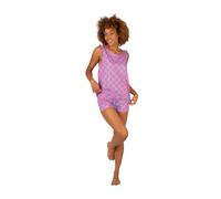 Brilliamo Linclalor Pigiama Donna Estivo in 100% Cotone Serie BR475241 Rosa (42)