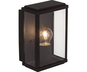 Brilliant AG 44480/06 applique esterna metallo/vetro 60 W e27 Nero