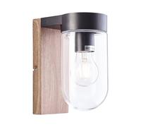 Brilliant Applique da esterni Cabar in look legno Brilliant