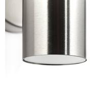 Brilliant Applique da esterno Jandy down orientabile color acciaio, metallo Brilliant