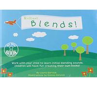 Brilliant Blends Educational Coloring Activity Book Home School