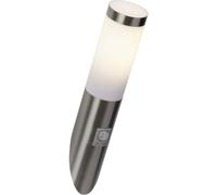 Applique da esterno con Detector Acciaio Inox H40cm acciaio inox satinato - BRILLIANT - Chorus - Metallo - Alogena - IP44