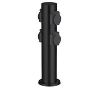 BRILLIANT - DODY Dissuasore con 4 prese colore nero - metallo/plastica E27 LED xW