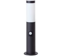 BRILLIANT - DODY Paletto da esterno - sensore incluso - colore nero - metallo/plastica E27 LED 1x10W