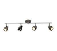Brilliant Faretti Da Soffitto LED Milano Cromo 71cm 4 X 3W GU10 Bianco Caldo