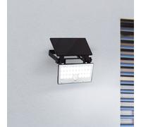 Applique da esterno - BRILLIANT - LUTON - LED e solare - Rilevatore di movimento - Plastica e metallo - 4 W - Nero