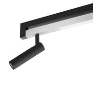 Brilliant Faretto da soffitto LED Pulse, nero, 100 cm, metallo Brilliant