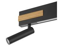 Brilliant Faretto da soffitto LED Streamline, lunghezza 60 cm, nero, a 2 luci. Brilliant