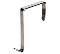 Brilliant Feet ODH458mm4 Gancio resistente per porta - da utilizzare con porte fino a 45 mm di spessore - per organizer per scarpe e borse - sezione trasversale 8 x 1 mm - acciaio cromato -
