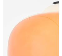 Brilliant Lampada a sospensione Blop di vetro, arancio Brilliant