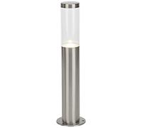 Brilliant Lampada a Stelo, Acciaio Inox
