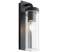 Applique da esterno discendente AOSTA - BRILLIANT - Nero satinato - Metallo/plastica - E27 1x25W