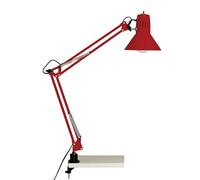 Brilliant - Lampada da tavolo con aggancio Hobby, colore: Rosso