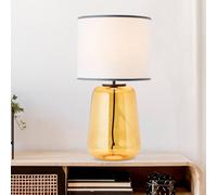 Brilliant Lampada da tavolo Hydra alta 56,5 cm grigio/giallo Brilliant