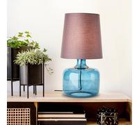 Brilliant Lampada da tavolo Hydra alta 57cm talpa/blu scuro Brilliant