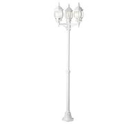 Brilliant, Lampada da terra per esterno, 3 luci, attacco E27