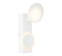 Brilliant Lampada LED Da Parete Spot Meriza Bianco 10W 1200lm Caldo Orientabile [EEK: E]