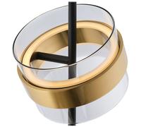 Brilliant Lampada LED da pavimento Inside, color ottone/grigio fumo, altezza 146 cm Brilliant