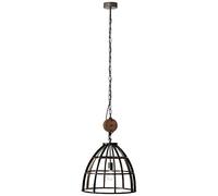 BRILLIANT lampada Matrix lampada a sospensione 47cm nero antico | 1x G95, E27, 60W, adatto per lampade standard (non incluse) Scala da A ++ a E | La catena può essere accorciata