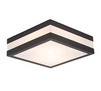 BRILLIANT lampada Matteo lampada da parete e soffitto per esterno 29x29cm antracite / bianco | 2x lampade normali A60, E27, 11W, gf non specificate Classe di protezione IP: 44 - resistente agli schizzi | Adatto per lampade a LED