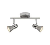 Brilliant Faretto da soffitto Sanny, ferro/cromo, larghezza 31,5 cm metallo Brilliant