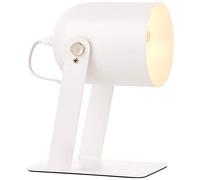Brilliant lampada Yan lampada da tavolo 29cm bianco | 1x A60, E27, 30W, adatto per lampade normali (non incluse) | Scala da A ++ a E | Con interruttore a cavo