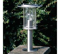 Brilliant Lampioncino Merena, acciaio inox. Altezza 40 cm Brilliant