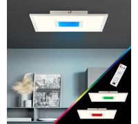 Brilliant LED Aufbaupanel Odella Bianco 25W RGBW 2700K-6500K Dimmbar Telecomando [EEK: F]