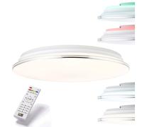 Brilliant LED Lampada Da Soffitto Edna Bianca 50cm 32W 3200lm CCT RGB